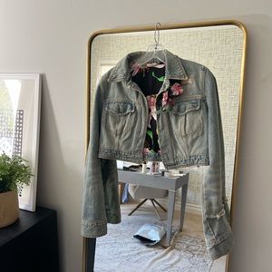 Dolce & Gabbana distressed cropped denim jacket